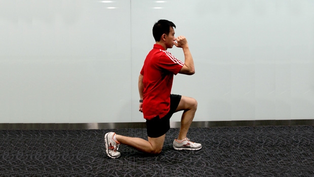 Convenient Exercise: Walking lunge